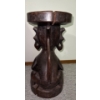 Image 4 : Solid Ironwood Malaysian Carved Figure/Stool - 9W, 17.5T 