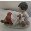 Image 3 : LLADRO Choir Boy on Break w/ Little Friend  -  5L  