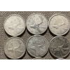 Image 2 : Canadian 25-cent Pieces 80% Silver 64.13 Grams