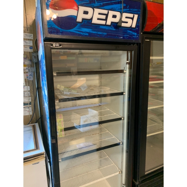 Pepsi Working Commercial Pepsi Cooler 27”W 78”T 28”D