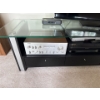 Image 2 : Large Glass TV Stand, Stand ONLY Contents NOT Included (71L, 23D, 19.5T)