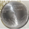 Image 2 : 1976 Day of Issue Montreal Olympic Coin & Stamp 92.5% Silver 48.6 Grams