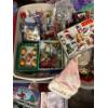 Image 2 : Massive 4 Large Tote Winter Holiday Collection - Ornaments, Lights, Figures and More 