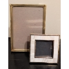 Image 2 : Navy & White Porcelain Pill Box 2"D w/ Assorted Photo Frames & Corn Husk Pioneer 