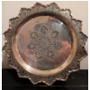 Image 6 : Stamped Sterling Hindu Kalash & Decorative Thali Plate w/ Coaster Collection 