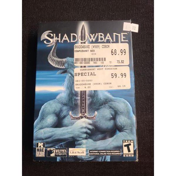 Shadowbane PC CD-ROM Game 