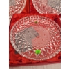 Image 2 : Three Crystal Christmas Collector Plates in Presentation Boxes