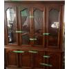 Image 1 : Wooden China Cabinet - 72W, 19D, 83T 