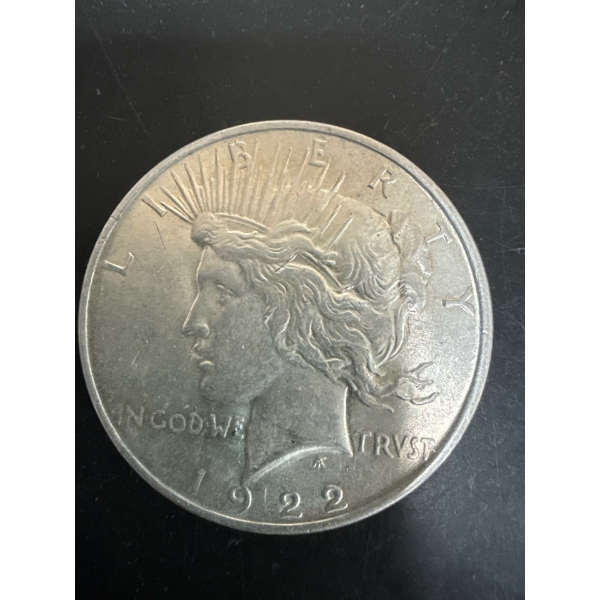 1922 P Peace Dollar AU