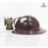 Image 3 : Antique MSA Bakelite Mining Helmet Equipped With A Miner's Lamp Bracket. 