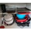 Image 1 : Contents of Cupboards: Cookware, Baking Pans, Bowls, Carafe and More!