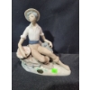 Image 1 : Porcelain Figurine of Seated Young man by Casades Spain