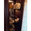 Image 3 : Large Solid Wood China Cabinet, Contents NOT Included - 75W, 18D, 80T