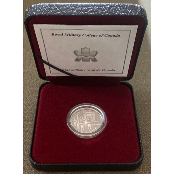2001 Royal Military College of Canada 5 Cent 92.5% Silver 5.35 Grams
