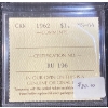 Image 3 : 1962 Canadian Dollar 80% Silver 23.33 Grams 