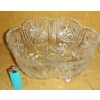 Image 5 : Two Shelves Of Crystal Collectibles  Bells, Candle Holders, Basket & More