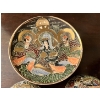 Image 5 :  Antique Japanese Satsuma dished and Tea pot creamer likely from the Meiji Period (1868-1912), featu