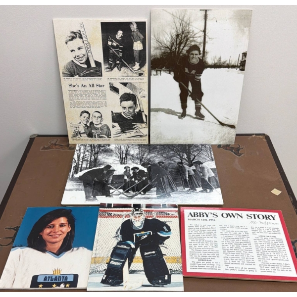 Women's Hockey Memorabilia, Including Photos and Articles