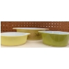 Image 1 : Set of three Vintage Pyrex Casserole Dishes Pyrex Golden Wreath 043