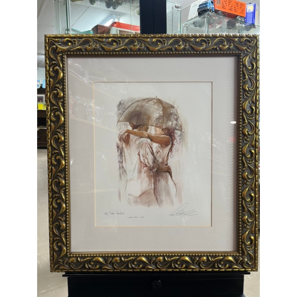 lena Sotskova Titled under umbrella, two collectors edition 41/75 hand sign with pencil 2011