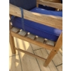 Image 8 : Outdoor Amazonia Table 118.5 w, 29.5 h, 42 d and 10 Arm Chairs 23 w, 34.5 h, 19 d w/ Cushions