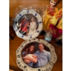 Image 3 : Royal Plates, Wooden Elephant Figure, Oriental Dolls 
