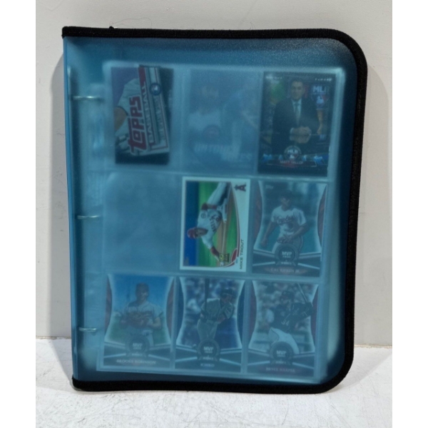   Binder of Topps Update Series 2017 Collector Baseball Cards