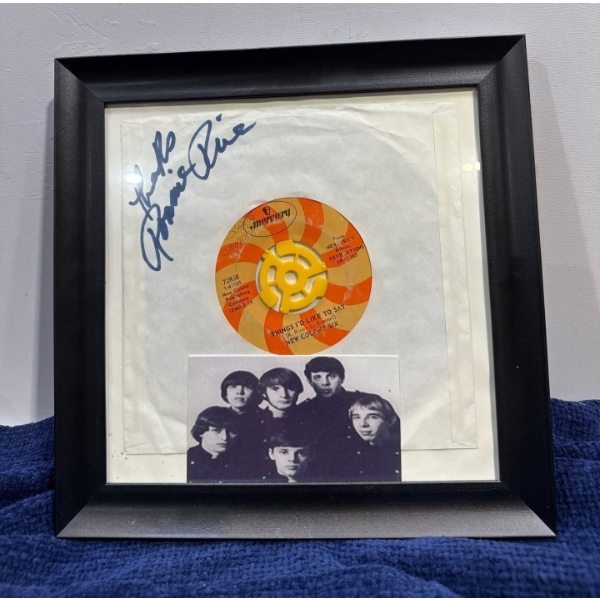 Ronnie Rice Signature from New Colony Six with a Vinyl
