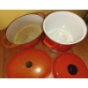 Le Creuset Large Roaster & Chemate Large Pot 