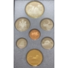 Image 1 : 1989 Canadian Proof Set- Explorers Canoeing 50% Silver 23.33 Grams