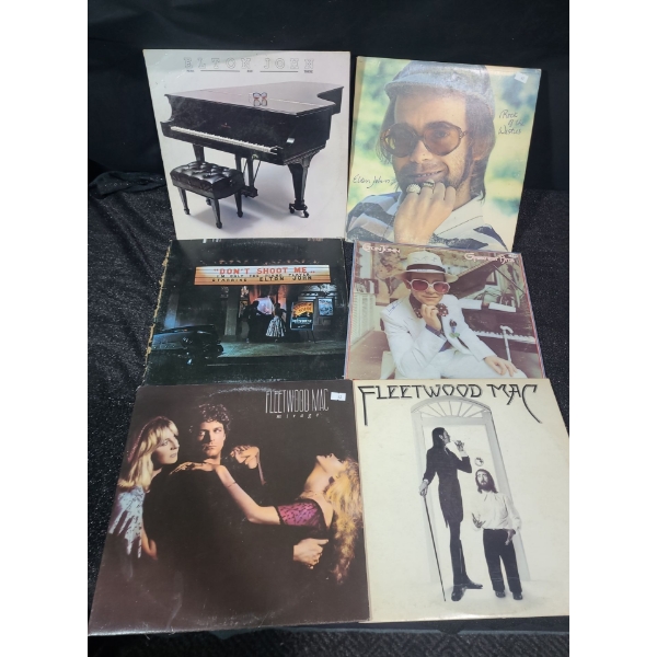 Elton John: 4 Albums, Including Greatest Hits and 2 Fleetwood Mac Albums 