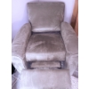 Image 5 : Natuzzi Beige Suede Reclining Occasional Chair