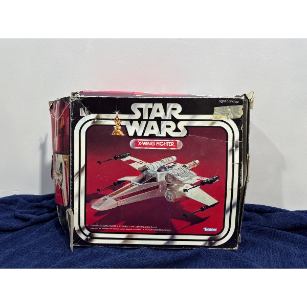 Vintage X-Wing Fighter Model with Canadian Box - No Instructions