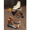 Image 1 : Antique Skates & NHL & WHL Hockey Pucks