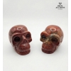 Image 5 : 2 hand-carved Red Jasper Crystal skulls. 3 IN T