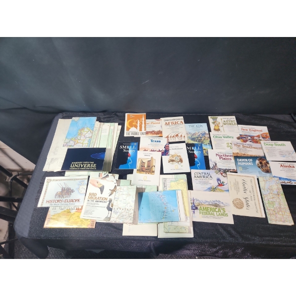 Large collections of Maps and Info Brochures 