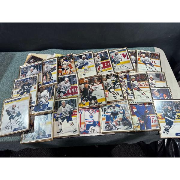 Signed Oilers Photos: Todd Marshant, Georges Laraque, Ethan Moreau, Grant Fuhr