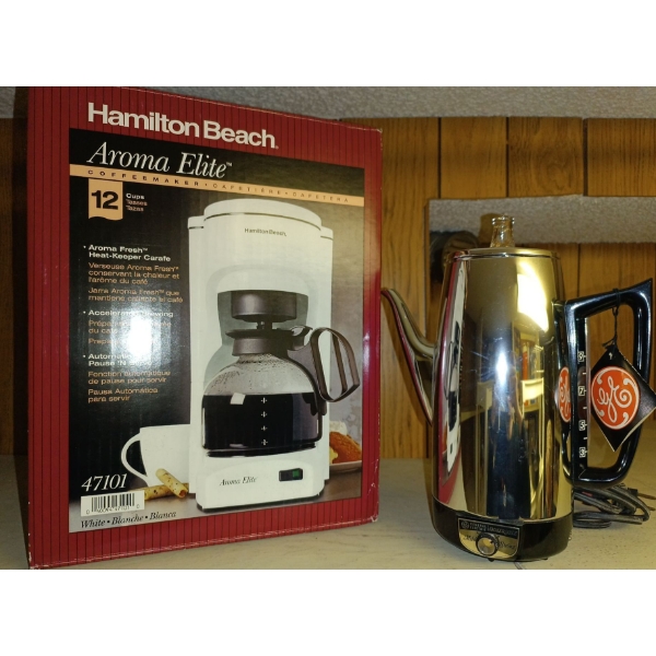 Hamilton Beach Aroma Elite Coffee Maker & Electric Kettle
