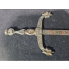 Image 4 : Decorative Sword in Sheath Total Length 6 x 32, Stone Missing as Shown on Handle