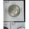 Image 3 :  9 1967 50 cent Canadian .800 Silver 104.94g