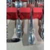 Image 2 : Wood Box of Flatware, 2 Different Patterns