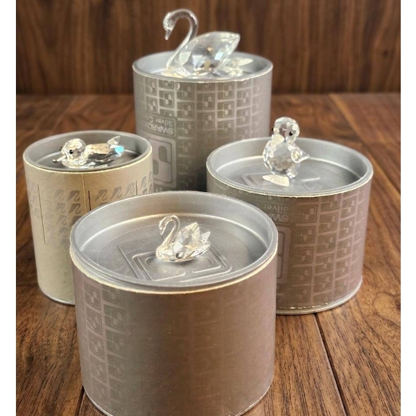 Swarovski Crystal Swans and Ducks with Original Boxes