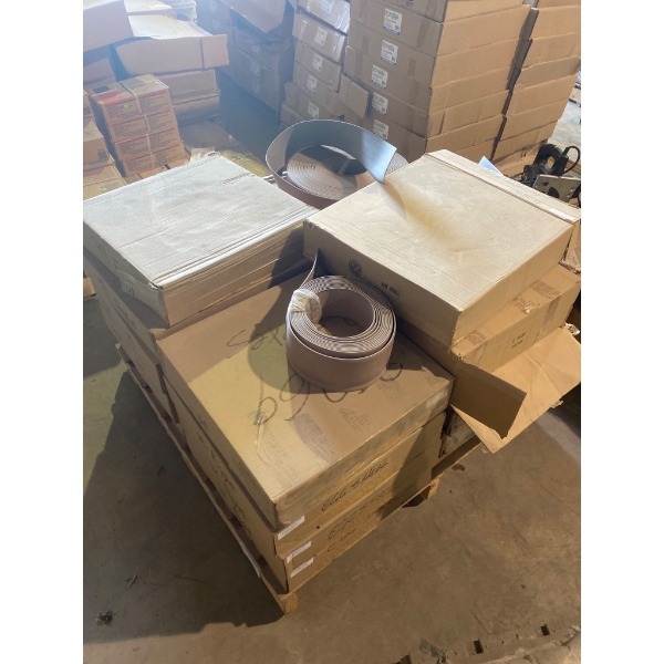 Pallet of Floor Experts Spice Rubber Wall Rolls, Made in Canada