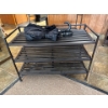 Image 2 : Metal Shoe Stands X 2 With 2 Umbrellas 