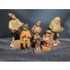 Image 1 : Anri Carved Wood Figures: Smallest Accordian Player 6 T, Guitarist 7 T and More!