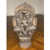 Hindu Dancers Antique Wood Carving 8T