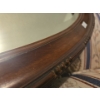 Image 2 : Antique Oval Wooden Framed Mirror - 25x39