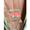 Image 3 : vintage ironing board and pry bar.