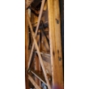 Image 3 : Wooden A Frame Ladder and Garden Tools 
