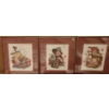 Image 2 : Needlepoint Art: Top Row w/ Maroon Matting: Three- 13 X 15, Second Row: Two- 11 X 15 
